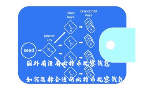 国外有没有比特币观察钱包

如何选择合适的比特币观察钱包？