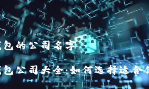 区块链钱包的公司名字

区块链钱包公司大全：如何选择适合你的钱包？