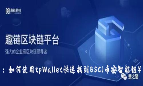 : 如何使用tpWallet快速找到BSC（币安智能链）